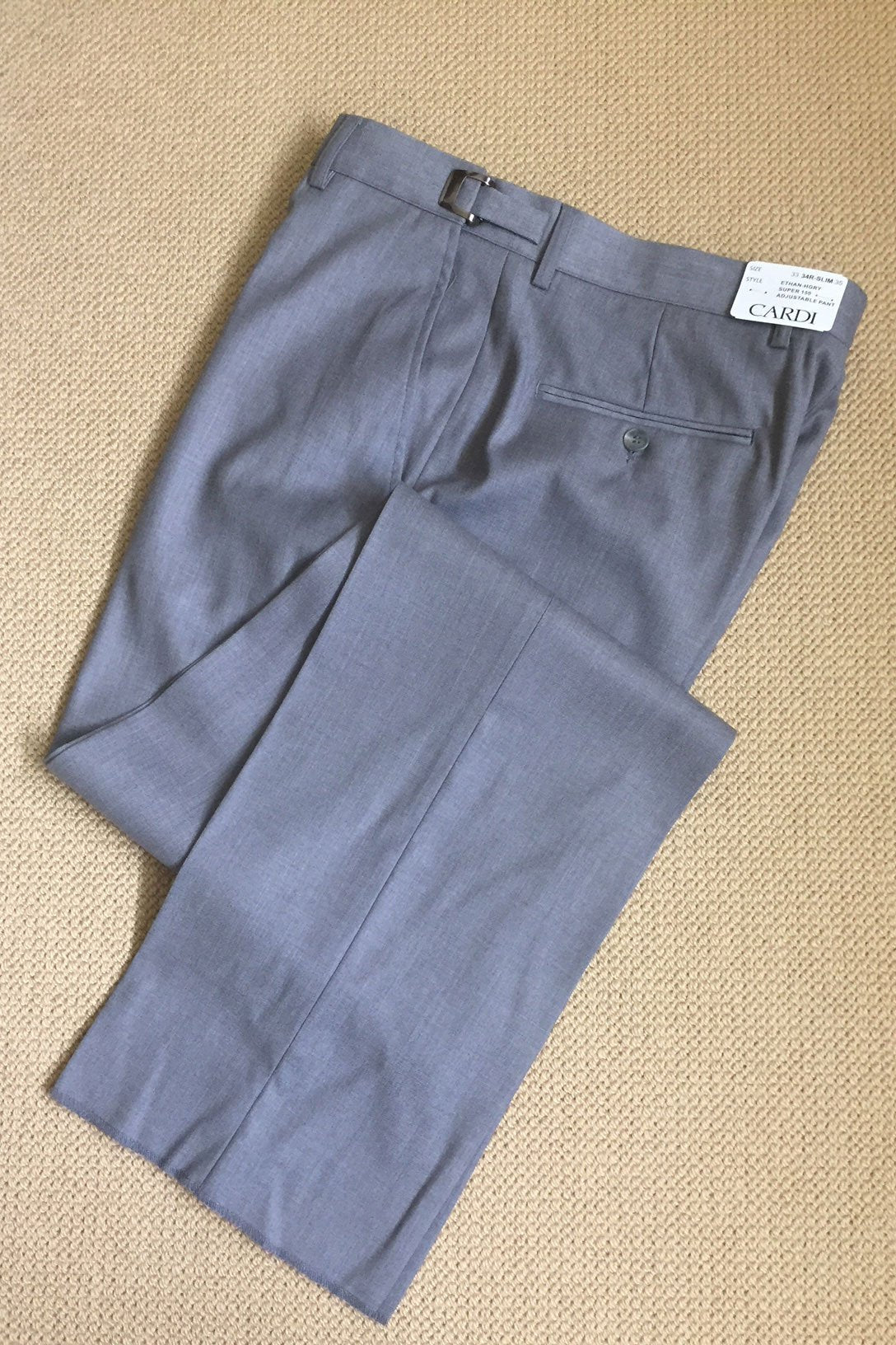 Ethan Heather Grey Super 150’s Luxury Viscose Blend Suit 