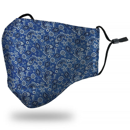 Face Mask Adult - Bandana Blue - Face Mask