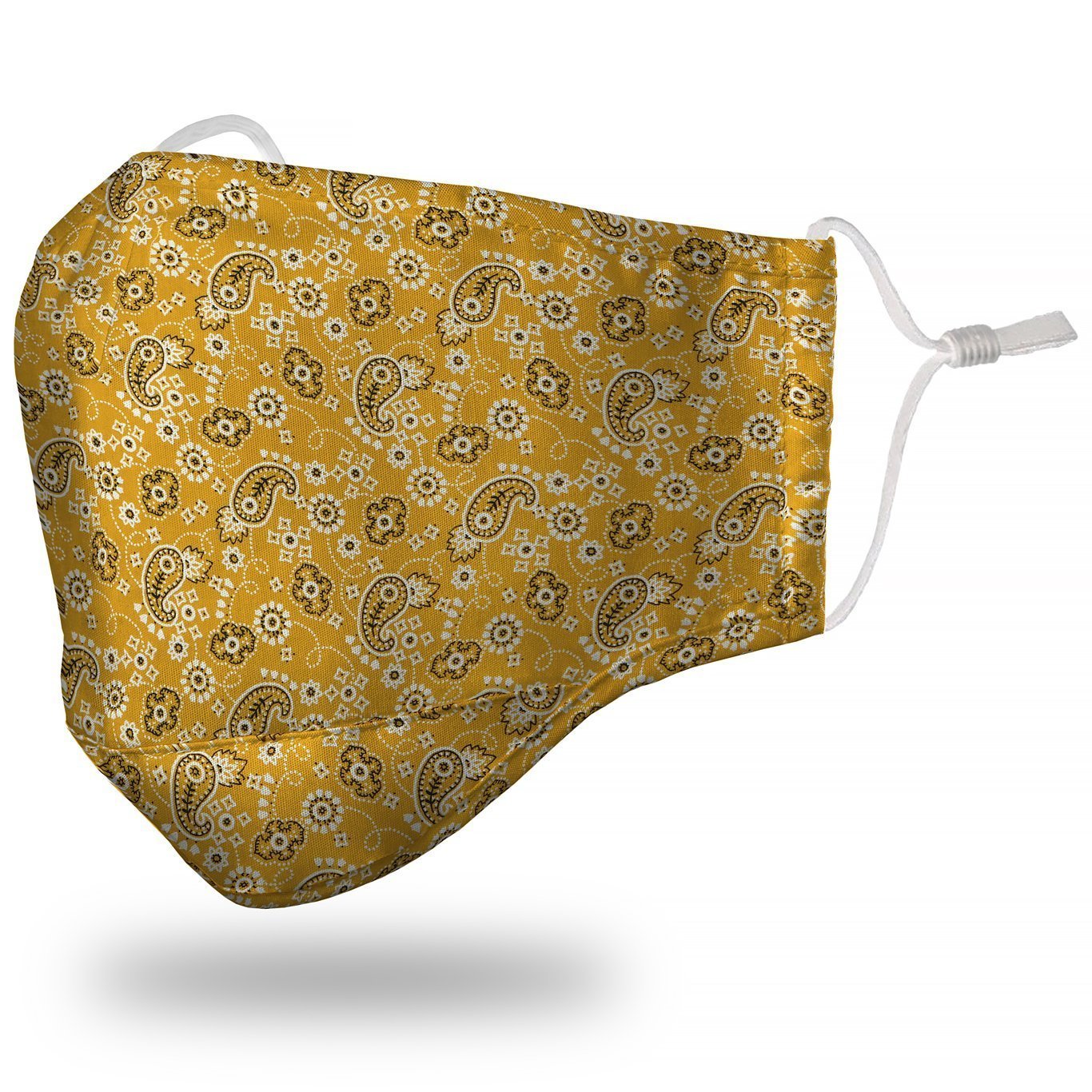 Face Mask Adult - Bandana Yellow - Face Mask