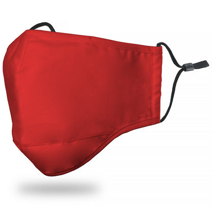 Face Mask Adult - Solid Red - Face Mask