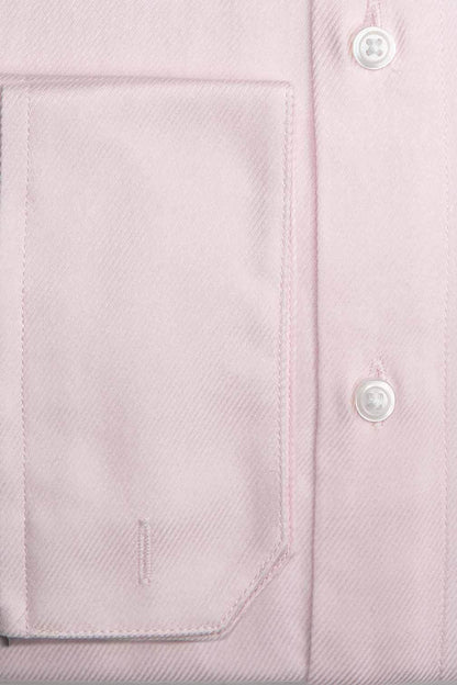 Jamison Pink Twill Spread Collar Dress Shirt - Camisa 