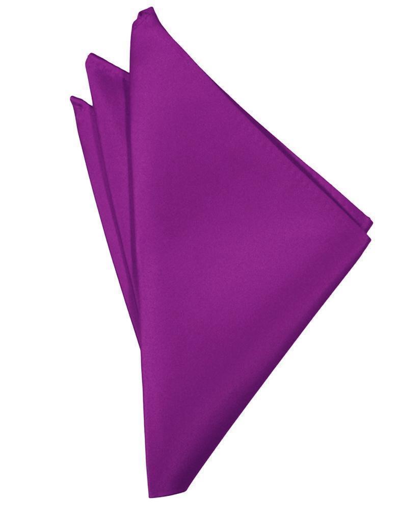 Luxury Satin Pocket Square - Cassis - Pañuelo Caballero