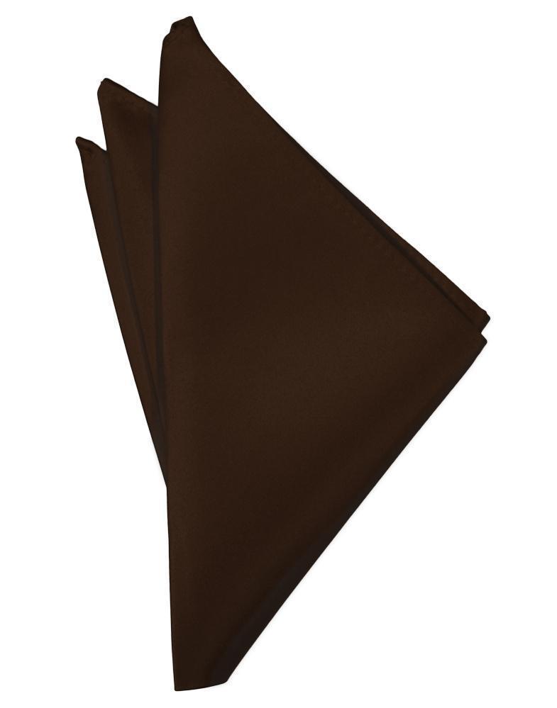 Luxury Satin Pocket Square - Chocolate - Pañuelo Caballero