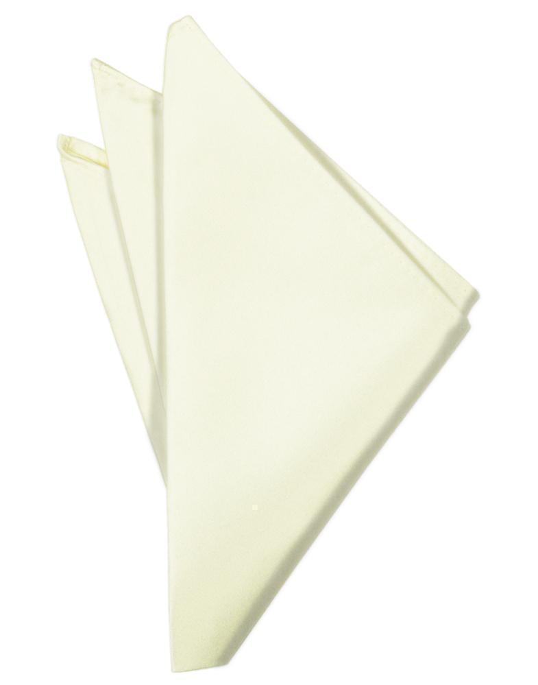 Luxury Satin Pocket Square - Ivory - Pañuelo Caballero