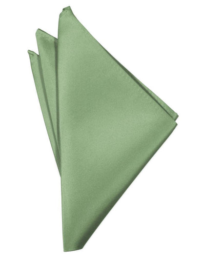 Luxury Satin Pocket Square - Sage - Pañuelo Caballero