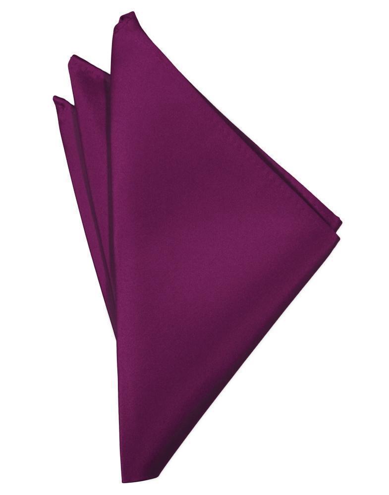 Luxury Satin Pocket Square - Sangria - Pañuelo Caballero