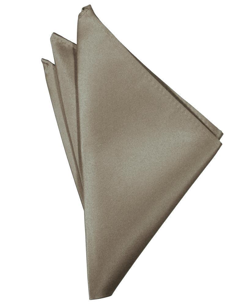 Luxury Satin Pocket Square - Stone - Pañuelo Caballero