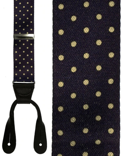 "Manhattan" Dots Suspenders 1.5"Width