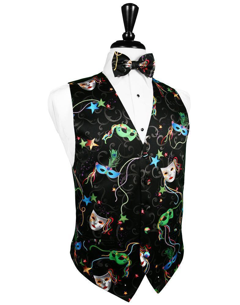 Novelty Tuxedo Vest - XS / Mardi Gras - Chaleco Caballero