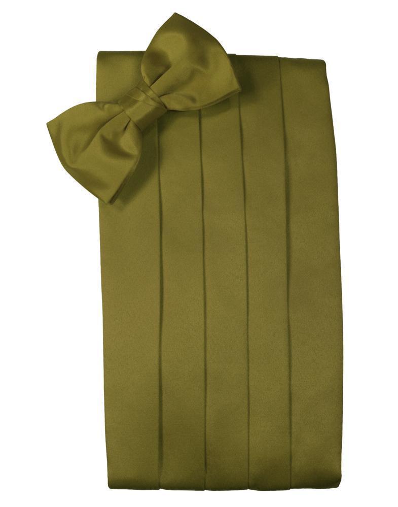 Set Luxury Satin Cummerbund & Bow Tie - Fern - Faja 