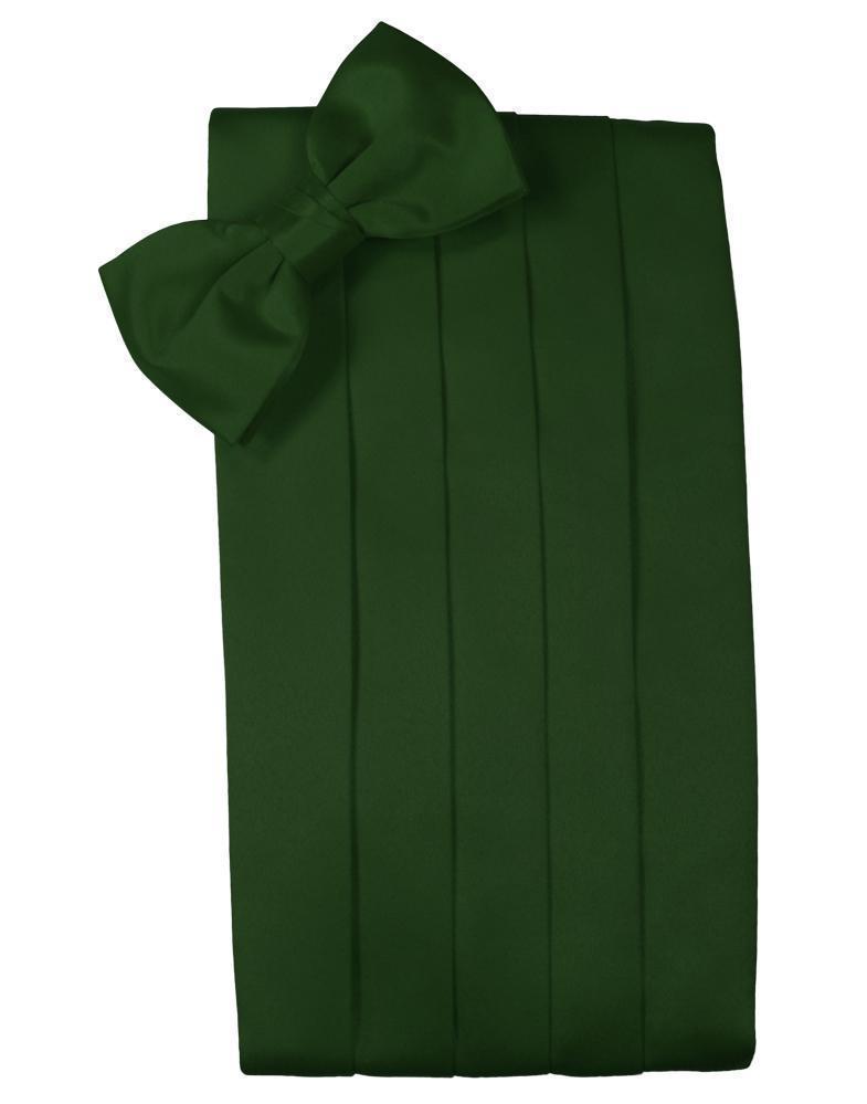 Set Luxury Satin Cummerbund & Bow Tie - Hunter - Faja 