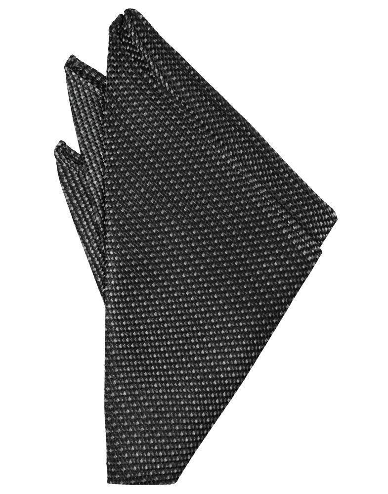 Silk Weave Pocket Square - Asphalt - Pañuelo Caballero