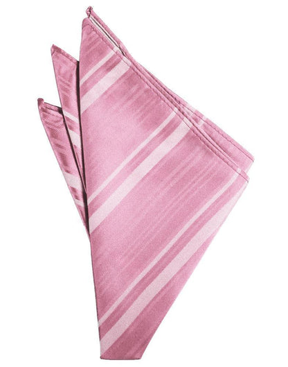 Striped Satin Pocket Square - Pañuelo Caballero