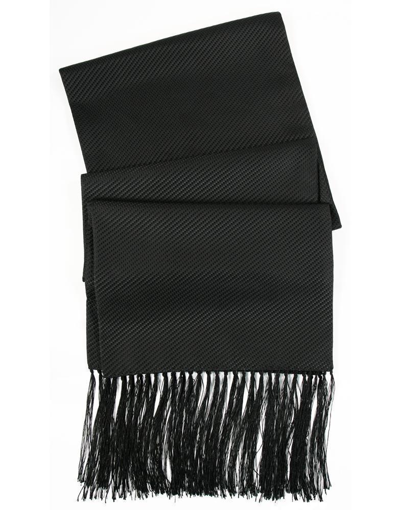 Venetian Tuxedo Scarf - Black - bufanda caballero