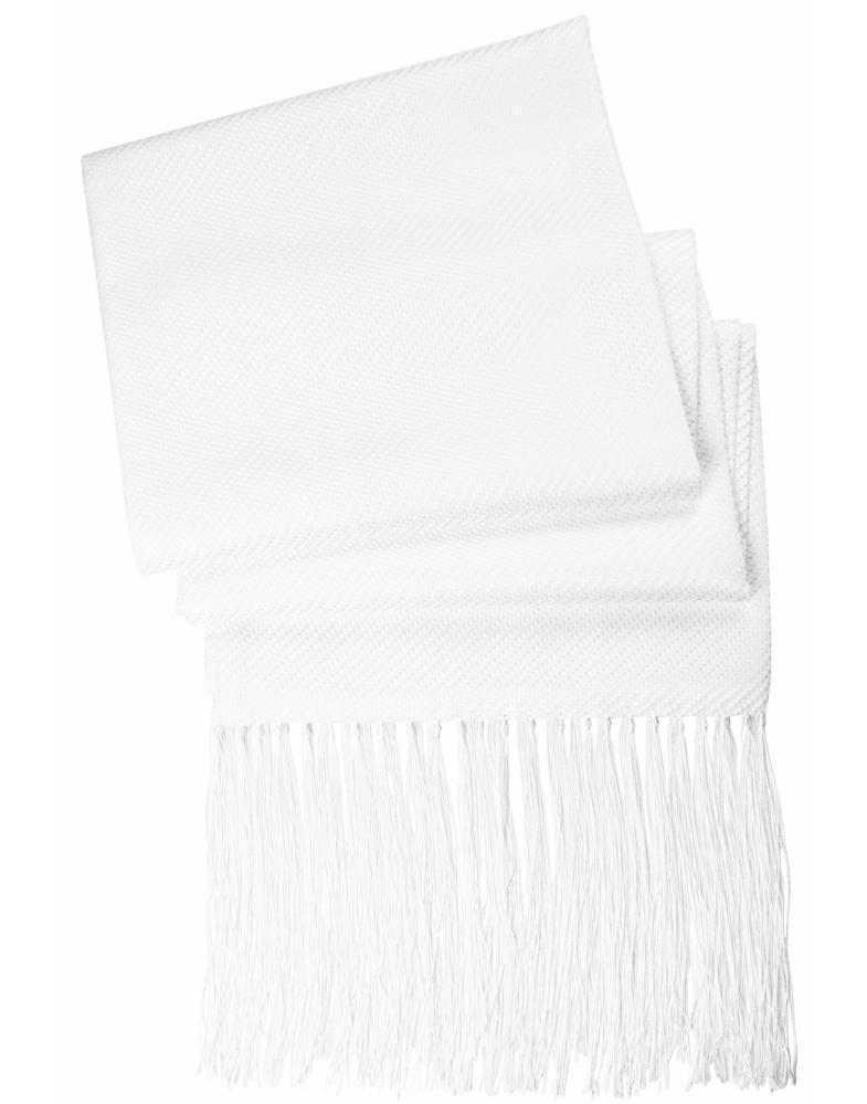 Venetian Tuxedo Scarf - White - bufanda caballero